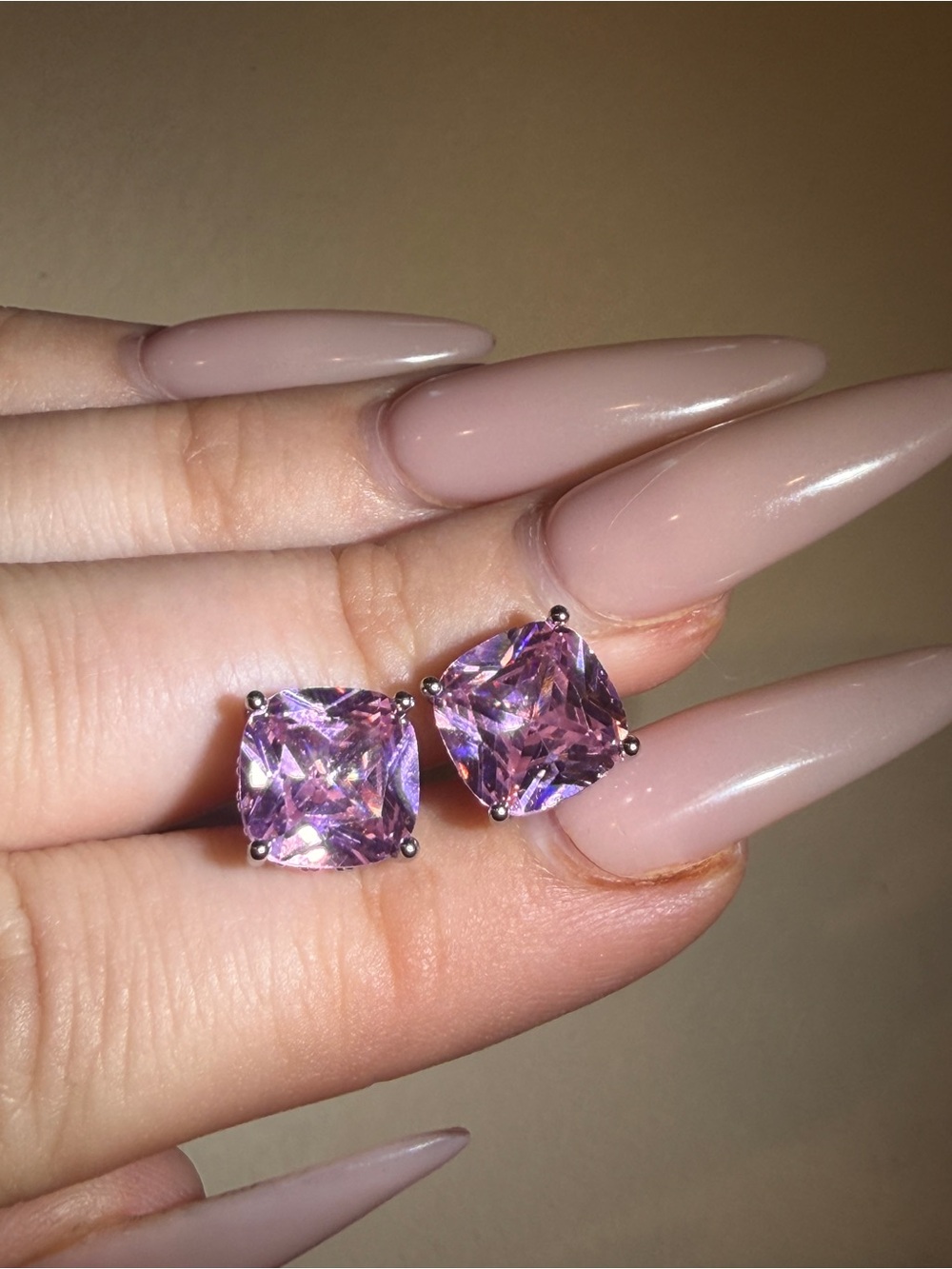 Pink Earrings - Picture 2 of 3